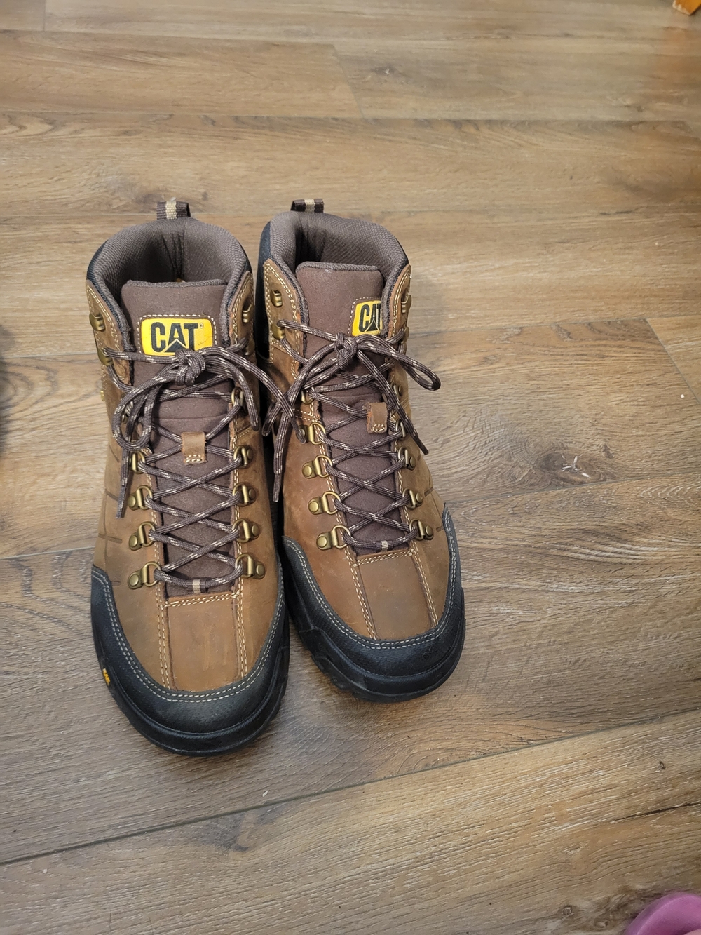Caterpillar Brown and Black Work Hiking Boots